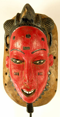 Baule Red Kpan Mask