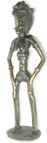 Mossi Bronze Ansestor Figurine