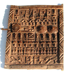 Dogon Granary Door with Ferility Symbols