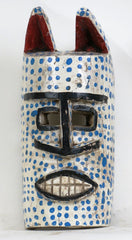 Bozo Mask with Blue Dots