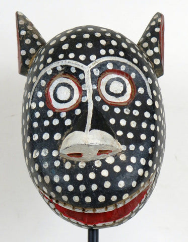 Bozo Black Leopard Mask