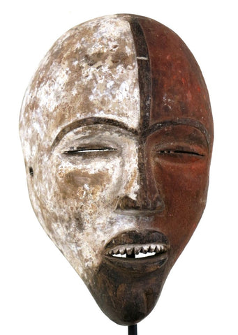 Igbo Red and White Spirit Mask