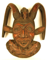Bamum "Hearing" Mask with Totemic Animals