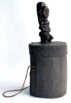 Fang Reliquary Figure on a Box