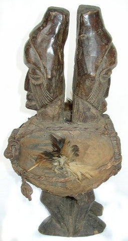 Teke "Butti" Ceremonial Janus Statue
