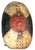 Cameroon Tri-Colored Tribal Ceremonial Shield
