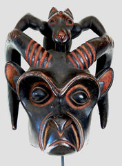 Grassland Mask of Two Mythical Beasts