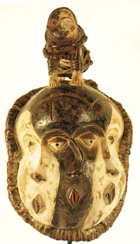 Pende Mask of 3 faces