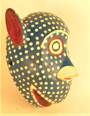 Bozo Blue Leopard Mask