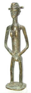 West African Bronze  Ancestor Figure