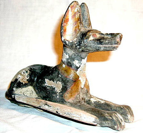 Dog figurine from Egypt