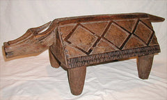 Drum or a Slit Gong in a form of a buffalo